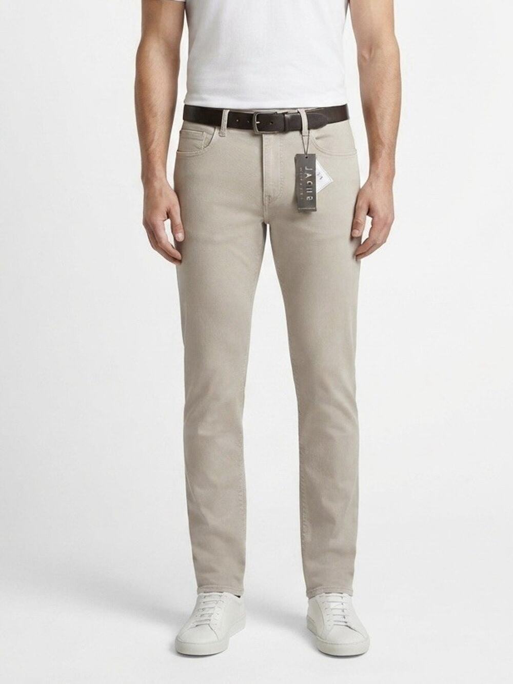 JACHS New York Stone Slim Fit 5-Pocket Pants Men Size 38x32 Casual Trousers NWT